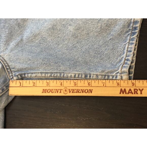 Levi's 505 Vintage Regular Fit Shorts Men's Size 36 Jhorts Light Wash Cotton - Picture 9 of 10